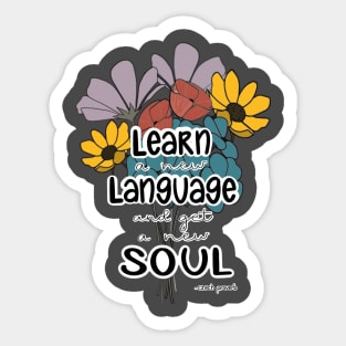 Language Love Sticker